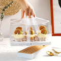 Hot Sale Single Cupcake Box Cajas Para Cupcakes Clear Cupcake Box