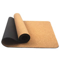 Professional Eco-Friendly NBR Wooden Yoga Mat Non-Slip 4mm Thickness Waterproof Rubber Laser Logo Home Exercise with Polyball
