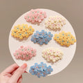 Hot Selling New Design Children's Cloth Hair Clips Sweet Elegant Style Kids Cute Colorful BB Hairbands