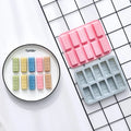 10 Gold Bar Silicone Mold Baking Tool Number-Shaped Chocolate Dessert Jelly Cake Mold Set Packed in Bulk Bag