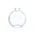 150 ML Clear Transparent Empty Flat Round Cosmetics Packaging Containers Glass Bottle for Personal Care