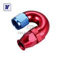 Hot Sale Aluminium 180 Degree AN16 Swivel Oil PTFE Fuel Line Fittings Full Flow Hose Ends