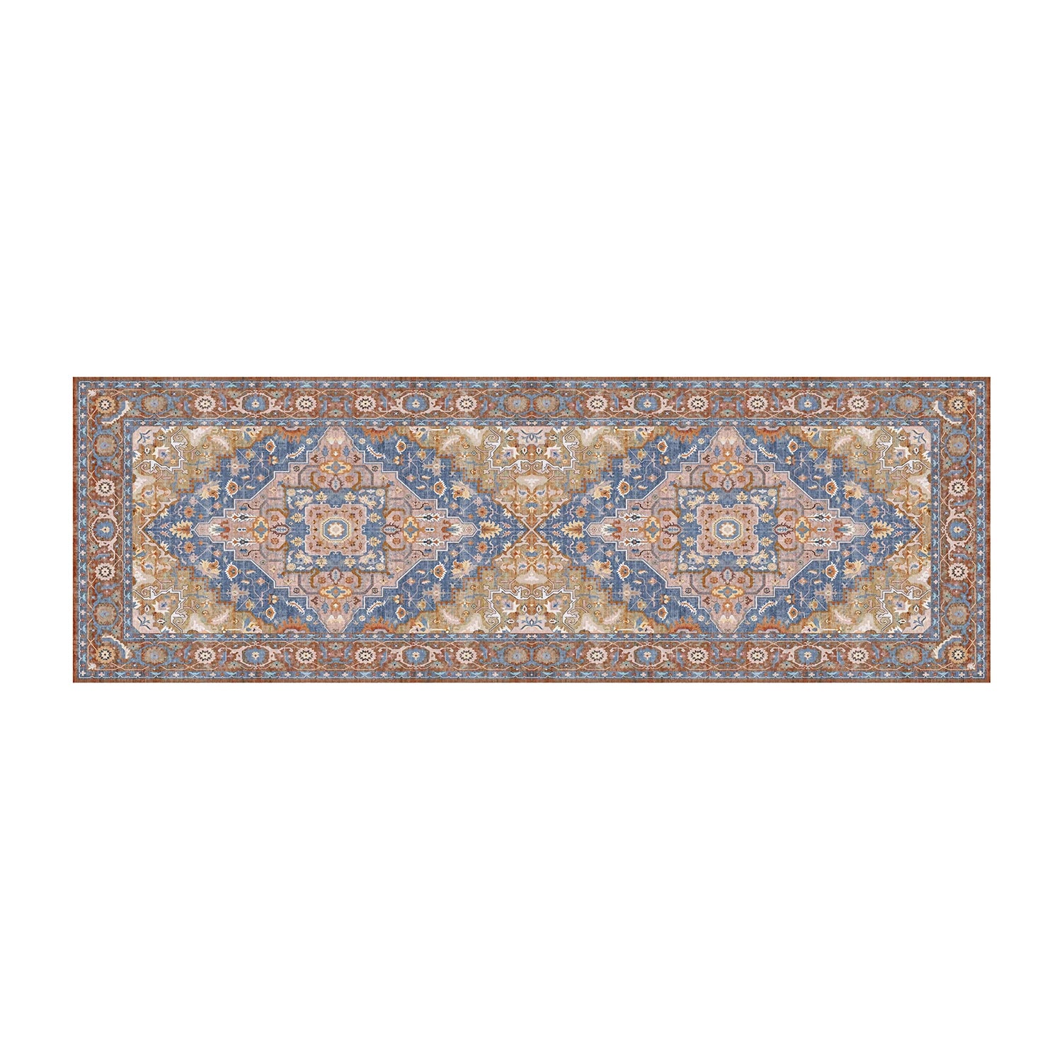 Washable Rug Mat 2x6  Runner Carpet Mat Hallways Non-Slip Home  Decoration Carpet Mat