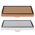 Deodorant Floor Drain All Copper Shower Ground Drainage for Bathroom Balcony