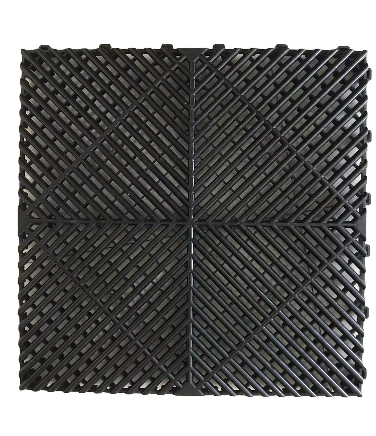 Polypropylene Car Wash Detailing Garage Floor Tiles Modular Floor Mats Garage