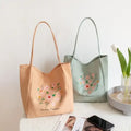 Eco-Friendly Extra Large Printed Organic Canvas Tote Bag Reusable Comfortable Shoulder Shopping Bag