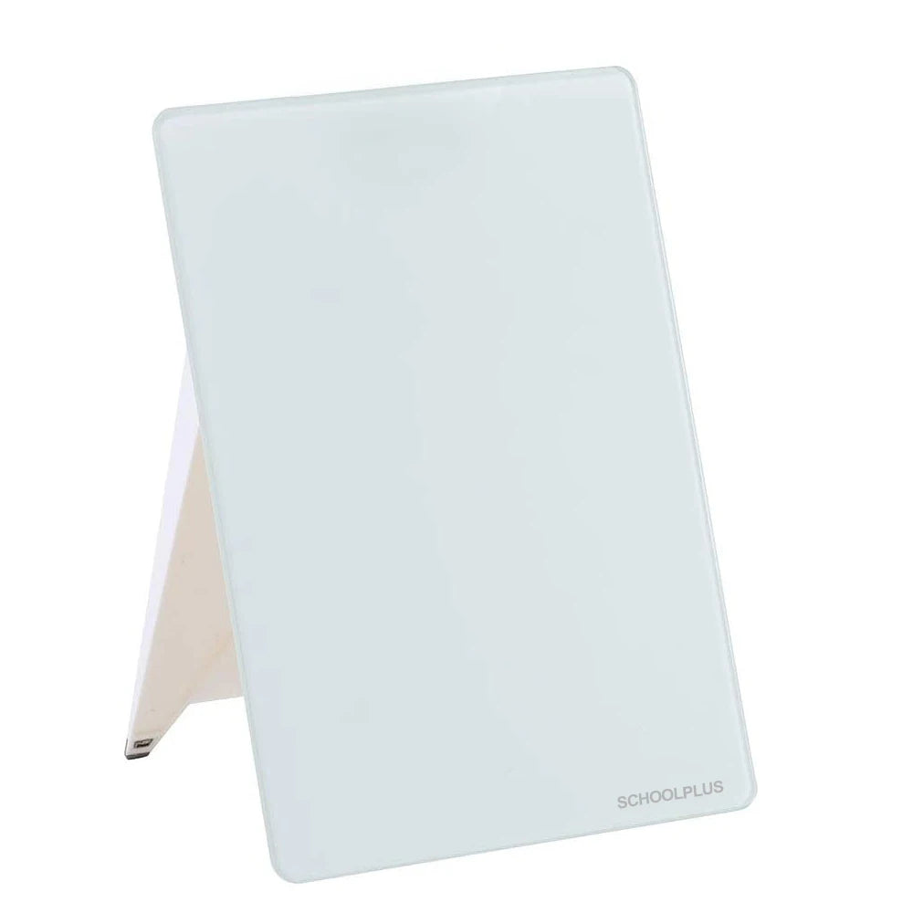 Glass Surface Desktop Whiteboard Easel Dry Erase Board for Officehomeschool