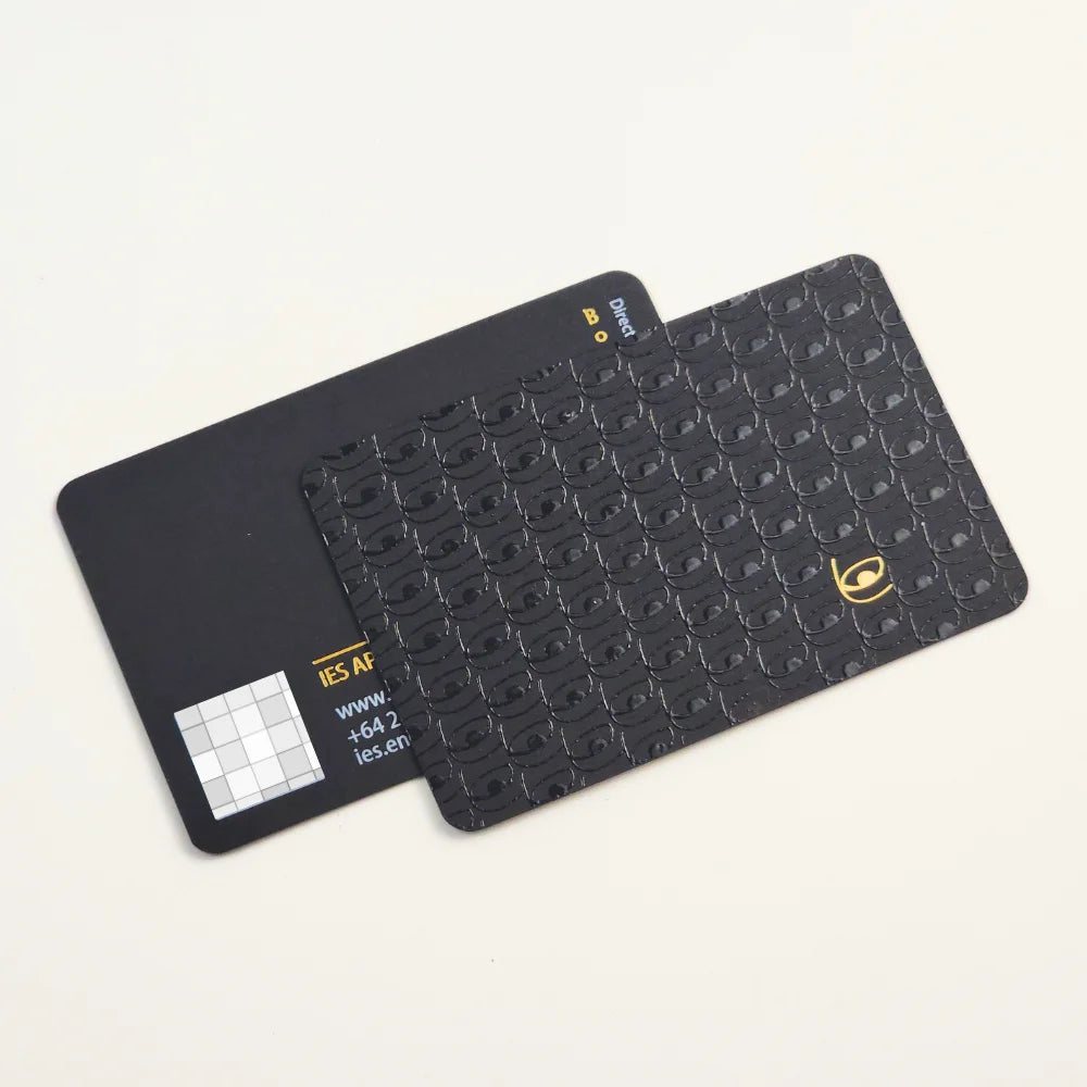 Luxury Custom Logo Printing Full Spot UV Black Business Card Custom Paper Business Card for You Small Business