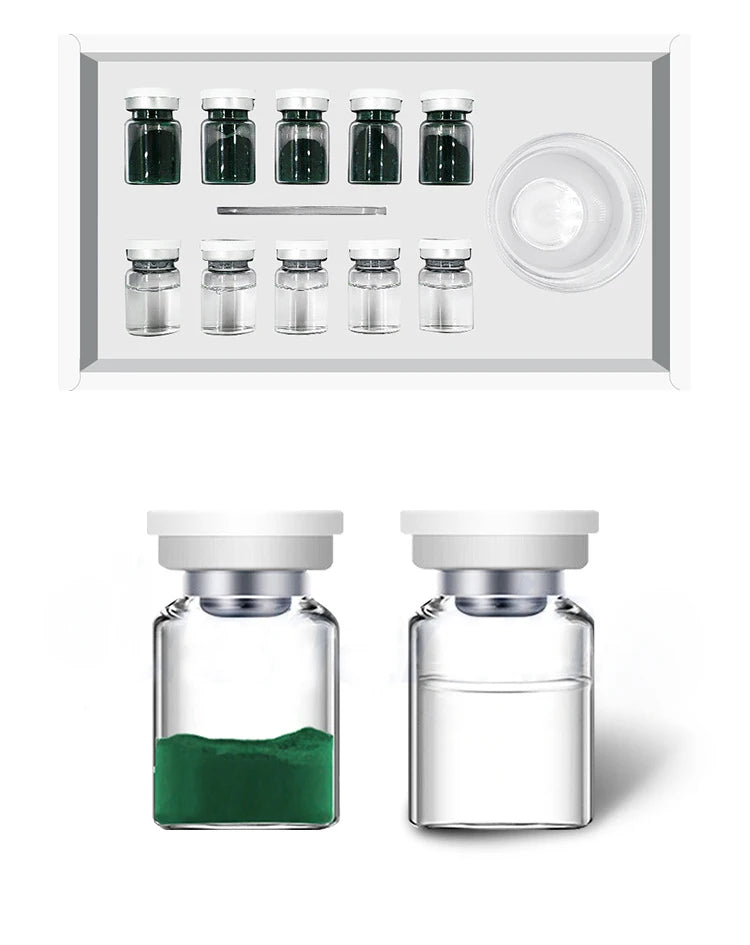 OEM Private Label New Acne Removing Sponge Microneedling Peeling Dark Spots Removal Seaweed Bio Microneedle Serum