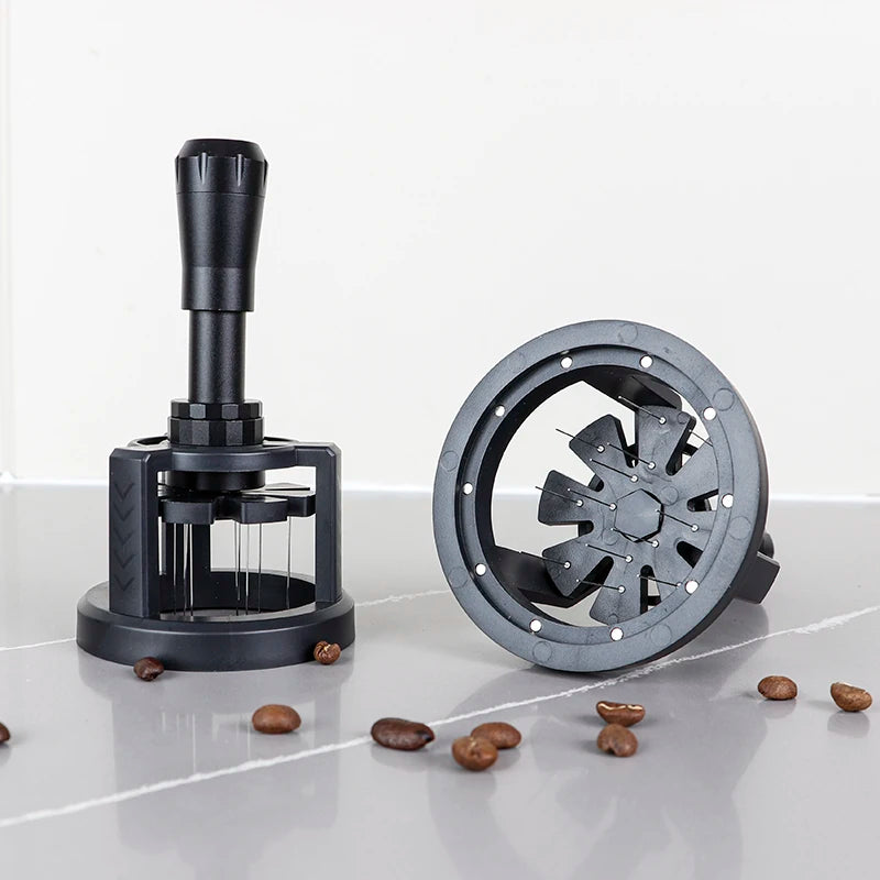 New Design 2026 Coffee Tools Espresso Accessories Push Type Rotating WDT Tool Rotation WDT for Espresso Coffee Machine