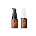 Wholesale Supply of Cosmetic Lotion Essence Emulsion Serum Amber Glass Pump Bottle Easy Open Seal Free Sample