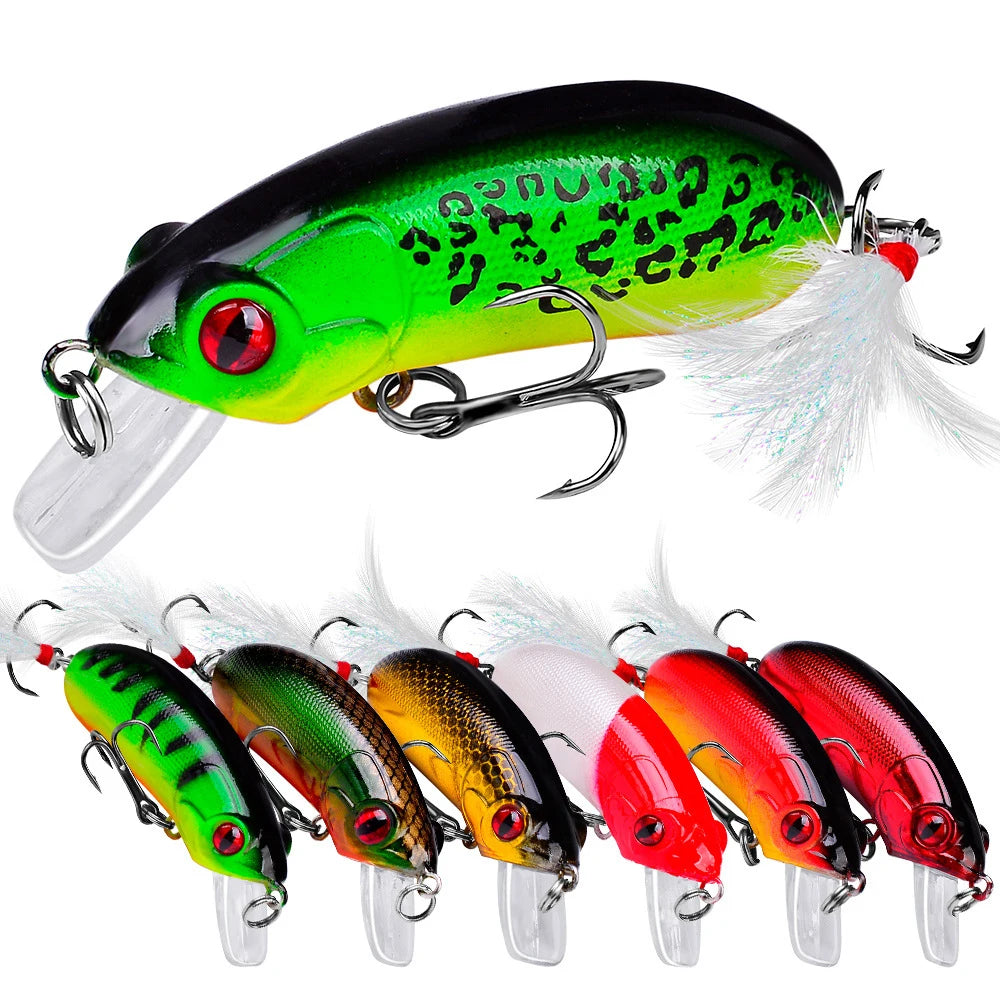 Hessen Leurre De Peche Wholesale 62mm 10g Light Sinking Minnow Lure Hard Bait Beach Walker Pesca Bass Fishing