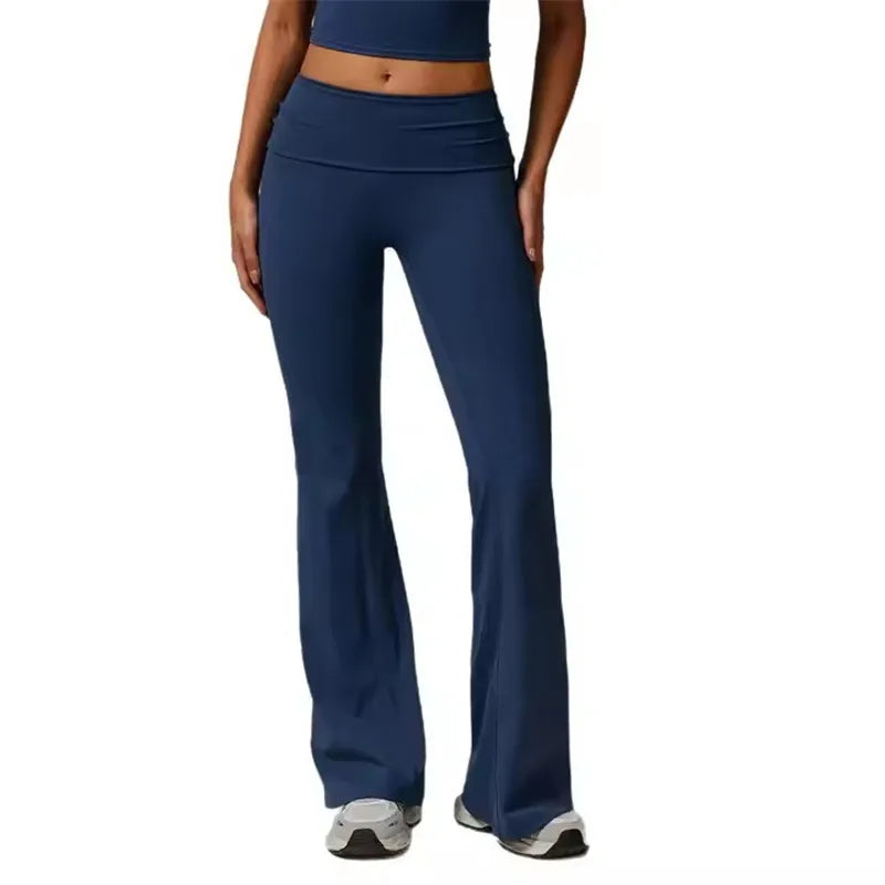 M085 Hot Sale Women Eco Friendly Sportswear Gym Fitness Sports Flared Yoga Pants