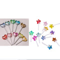 Glitter Star Lollipop Resin Charms Simulation Candy 3D Ornament for Drop Earring  Making Accessories Phone Case Decorations