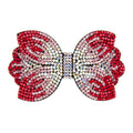 HX-171 Crystal Big Bow Hair Clips for Women High-end Flower Hair Accessories Rhinestone Hairpins Flower Hairgirps Barrette