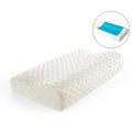 Cervical Contour Memory Foam Pillow Butterfly Shape Orthopedic Neck Support Bamboo Cooling Gel Infused Sleeping Bed Pillow