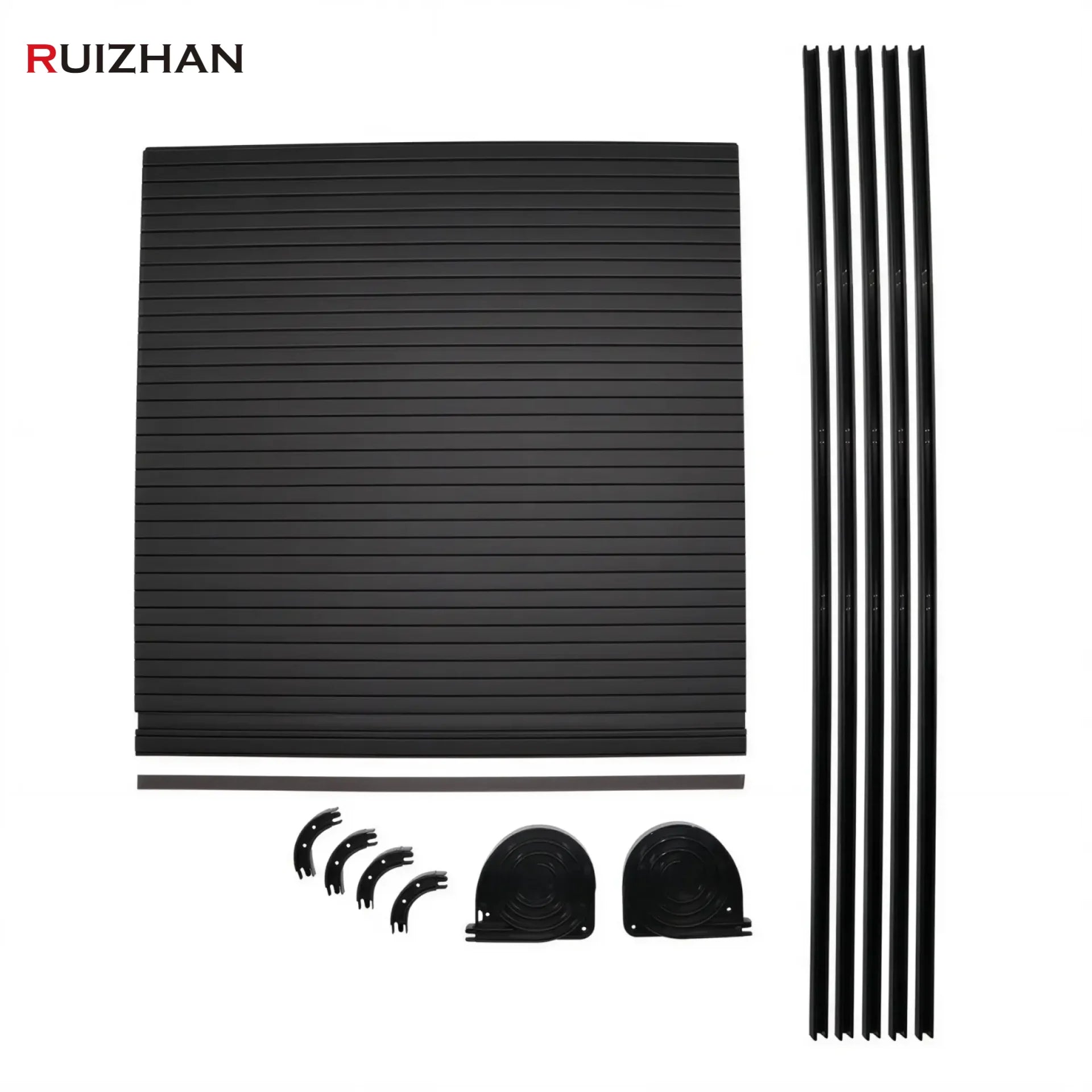 Custom Save Space Furniture Plastic ABS Cabinet Door Tambour Roller Shutter Doors Rv Tambour Door Camper