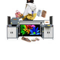 2023 Hot Sale HONG JET Latest Design Inkjet Latex Printer for PU PVC Wallpaper Leather 1.8 m Print Width