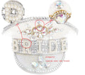 Ecoparty  Women Men Sequin Bride  DIY Sergeant Bridal Hat Hen Do Hat Festival Captain Birthday Sailor Part Hat
