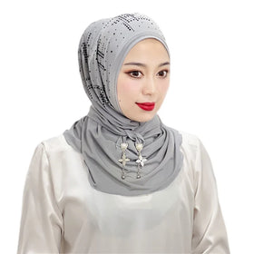 Beautiful Malaysian Turkish Robe Prayer Ready to Wear Khimar Hijab Marocain With Niqab Bonnet Scarf Scarf