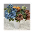 Centerpiece Flower 9 Snow Roses Decoration Mariage Artificial Flowers Decorative