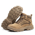 Hot Sale Color Brown Welding Boots Anti-slip Anti-puncture Rubber Safety Shoes