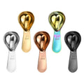 2 Tablespoon Stainless Steel Measuring Spoon 30ml Short Handled Scoop for Milk Fruit Powder Ground Coffee