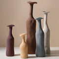 Hot Selling Nordic Creative Vase Ornaments Simple Art Plain Porch Living Room Flower Arrangement Ceramic Vase