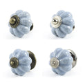 Adjustable Vintage Single-Hole Ceramic Cabinet Door Knob Cracked Pumpkin Handle Solid Wood Kitchen Furniture Dresser Dining