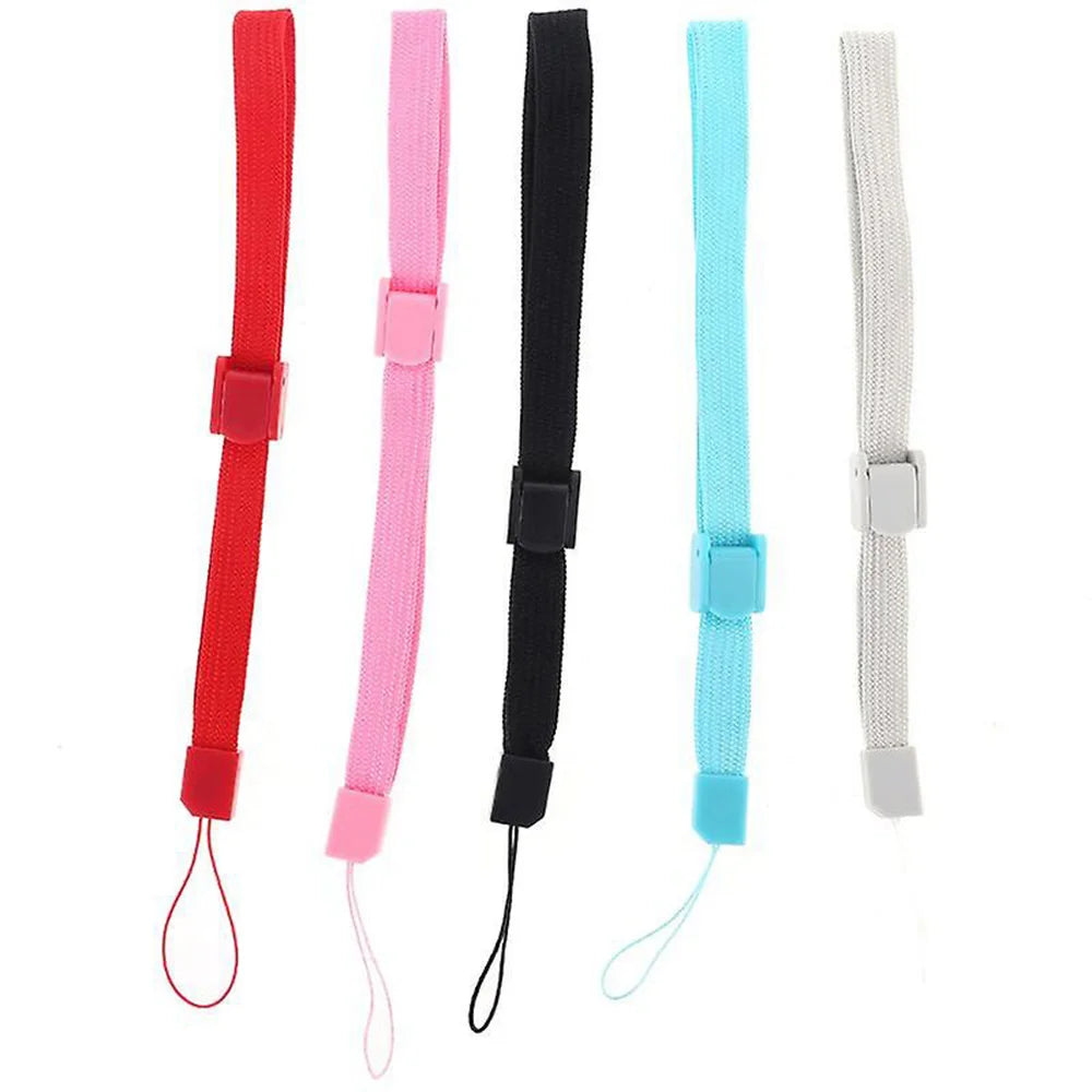 Flashlight Lanyard Nylon Jacquard Short Camera Strap Telescopic Tail Strap Slide Lock Buckle Wrist Lanyard
