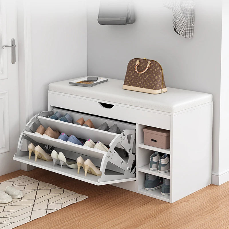HANYEE Hot Style Good Quality Assurance Durable Wood MDF Shoe Rack Bench Shoes Rack