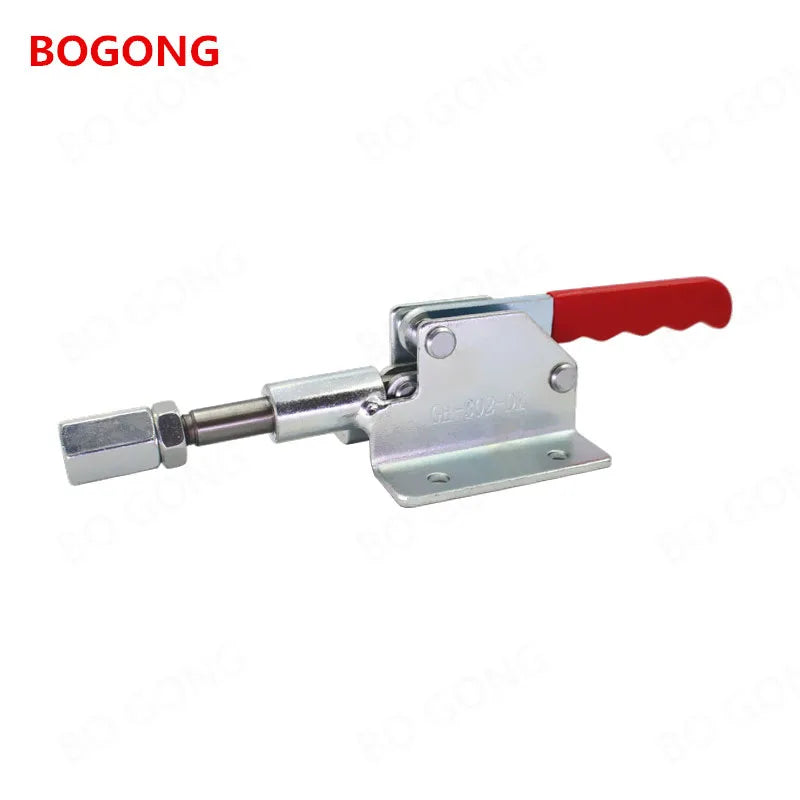BO GONG GH-302-DM Handle Holding Capacity 580Kg Metal Push Pull Toggle Clamper 12mm Plunger Stroke 302DM