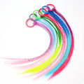 Colored Braids for Synthetic for in Hair Extensions Ponytail Accessories Machine Double Weft Non-Remy Hair All Colors for Kids