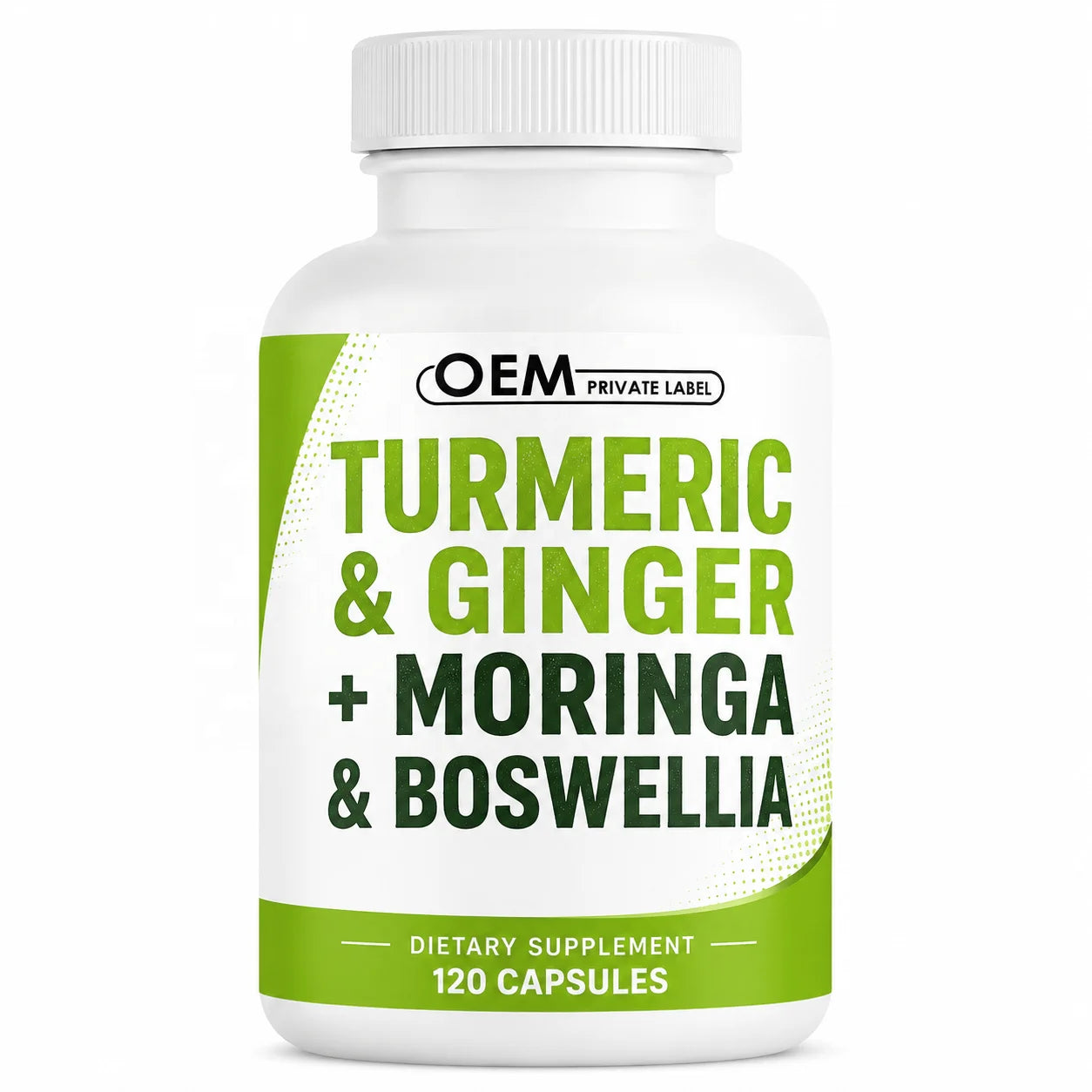 OEM All in 1 Turmeric Moringa Supplement Turmeric Ginger Boswellia Saffron Capsules with Ceylon Cinnamon Tart Cherry
