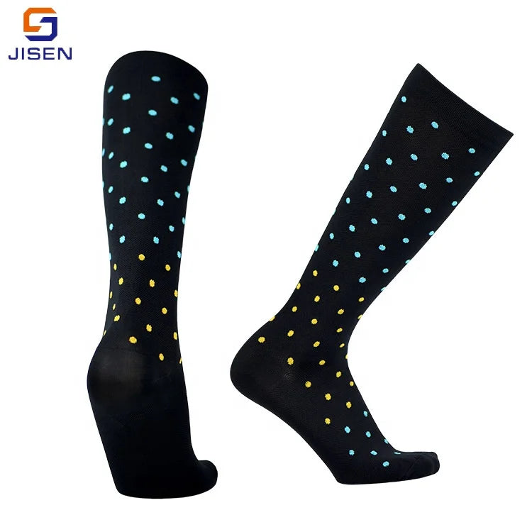 Chaussettes De Sport Calcetines Sport Colorful Men Women Plantar Fasciitis Compression Nursing Socks 15-20 Mmhg