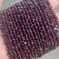 Wholesale Natural Stone Red Garnet Beads 3-5mm Irregular Chip Stone Beads for Jewelry Making