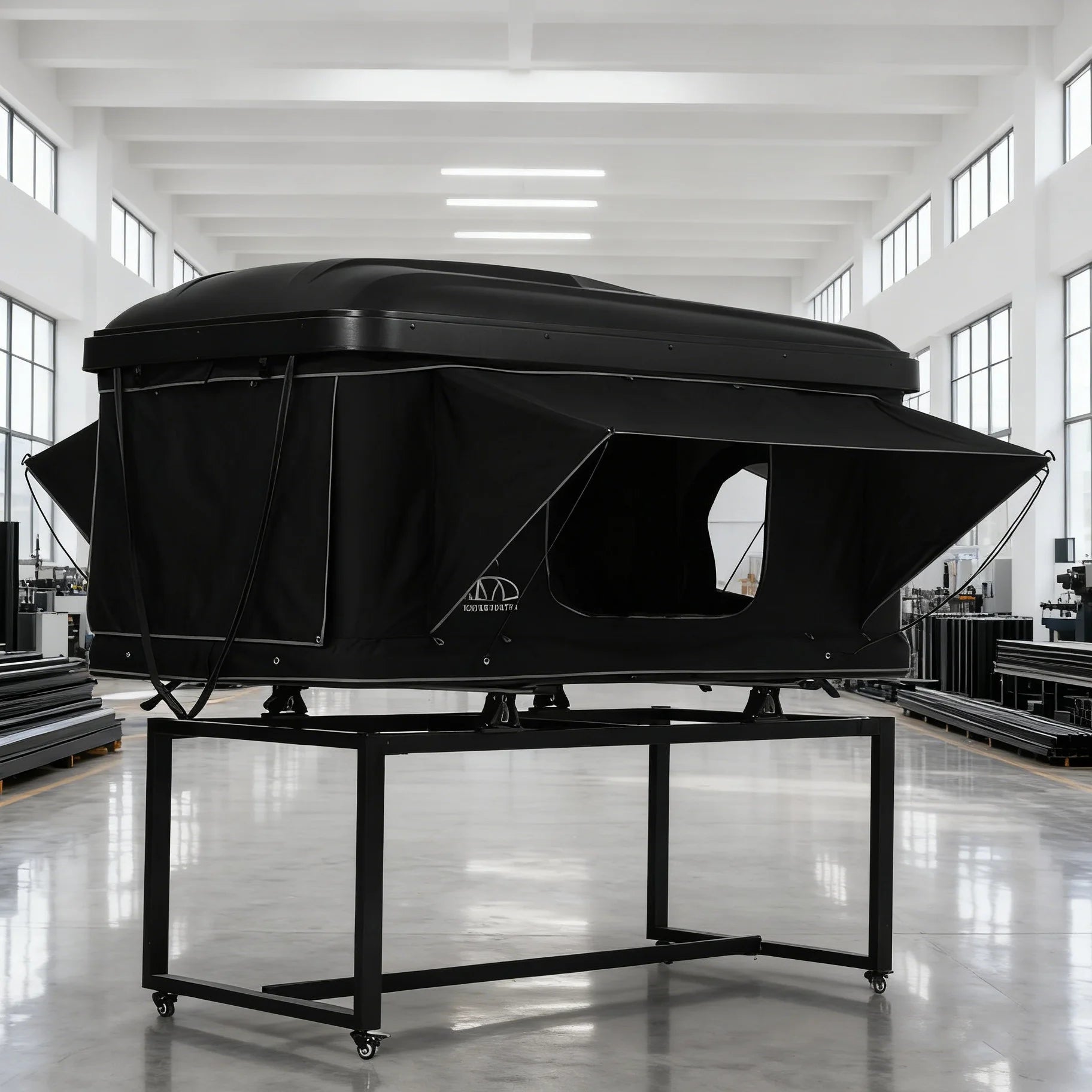 2025 New Outdoor Camping Pop up Foldable Hard Shell Vehicle Open SUV Hardtop Roof Top Tents Car