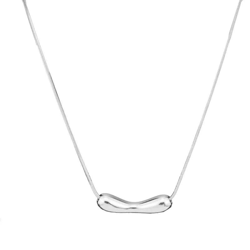 Classic Retro Exquisite Stainless Steel Chain New Niche Joker Zircon Charm Unisex Fashion Pendant Necklace Gift
