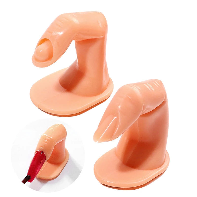 Fake Finger Practice Model for Hand Manicure Nail Art Training Manicure Practice Fake Fingers Training DIY Nail Art Tool