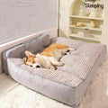 OEM Four Seasons Dog Kennel Removable Washable Plush Pet Mat Winter Dog Bed and Sleep Mat for Cats Dog Bed Kennel