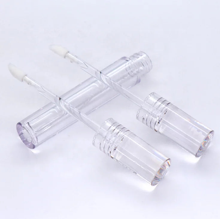 Hot Selling Empty Lip Stick Wand Containers Unique clear Lip Gloss Tube with Brush