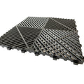 High-Strength Interlocking Garage Floor Mats Indoor/Outdoor Vinyl Plastic Flooring Easy Click Installation