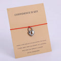 Promotional Gift Custom Make a Wish Jewelry Antique Silver Key and Lock Couple Charm Men Bracelet for Women