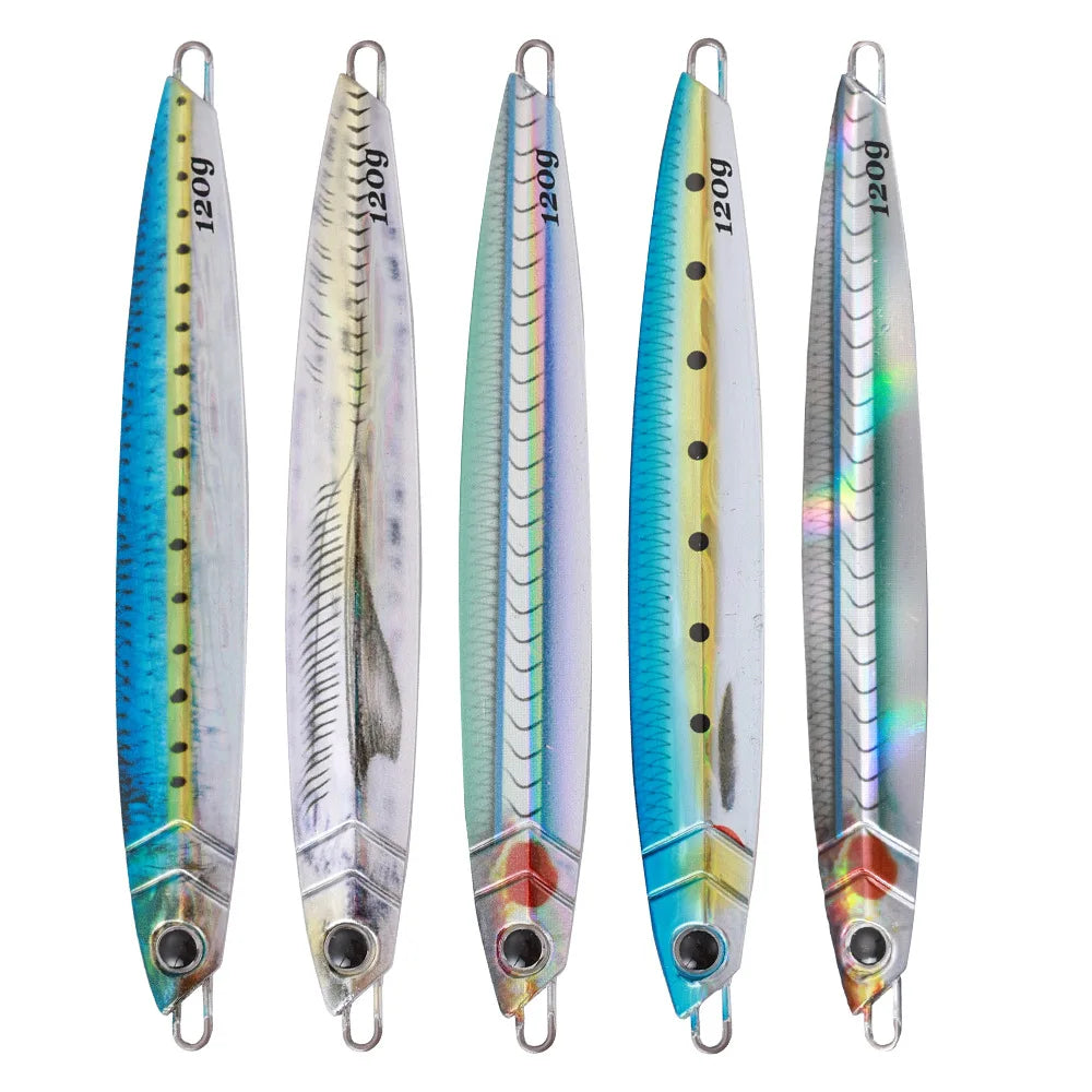 JC011 Speed Jigs Lures 120g 150g 200g Metal Jig Lures Fishing Tackle Saltwater Jigging Lure Fishing Baits