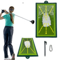 New Sequin Pearlescent Golf Practice Mat Golf Trajectory Display Mat Golf Anti-slip Hitting Mat