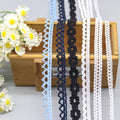 Hot Selling Crochet Lace Trim 100% Cotton Edge Geometry Eyelet Lace Trim for Garment