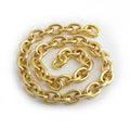 New Fashion  21mm Metal Aluminum Chains Purse Strap Chunky Gold Chain Charm Tote Ladies Light Chain for Handbag Accessory