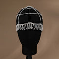 Fashion Multi-layered Rhinestone Forehead Hair Accessories Hair Chains Tassel Hair Cap Head Chain Jewelry Party for Women