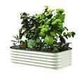 New 17\" Tall Metal Raised Garden Bed Home Outdoor Garden Beds Kit with Planter Box for Vegetables