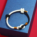 Valentine's Day Gift Handmade Braided Adjustable Thread Knot Couple Milan Rope Cord Bracelet for Lovers